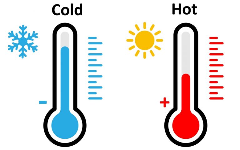 cold temperature thermometer vs hot temperature thermometer