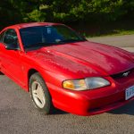 car with damage from uv exposure