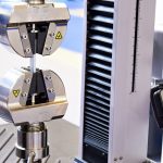 Mechanical testing equipment measuring tensile